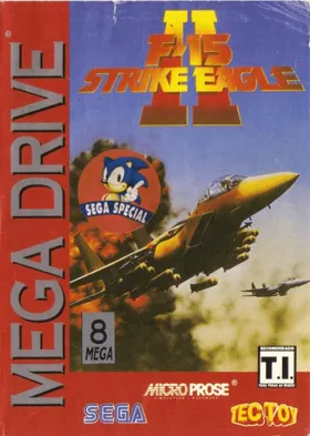 F-15 Strike Eagle II (Europe) box cover front